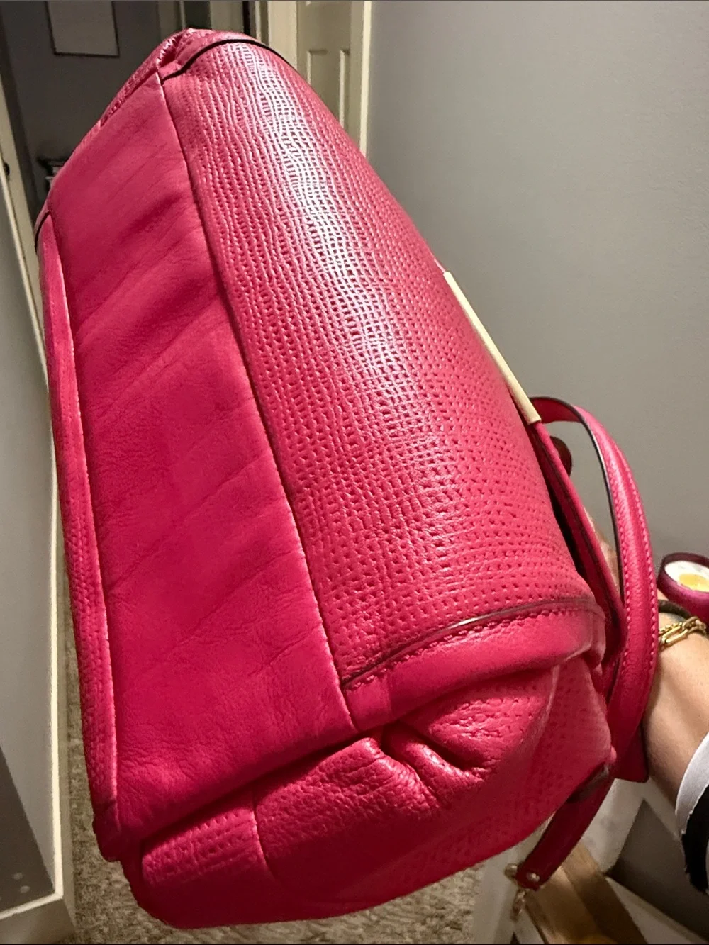 COACH Madison Small Georgie Satchel in Leather - EUC
